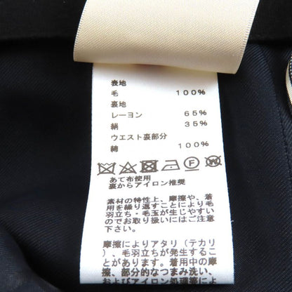 Hermes 23AW 3h0316dx 100% Wool Knee-length Tight Skirt With Serie Hardware