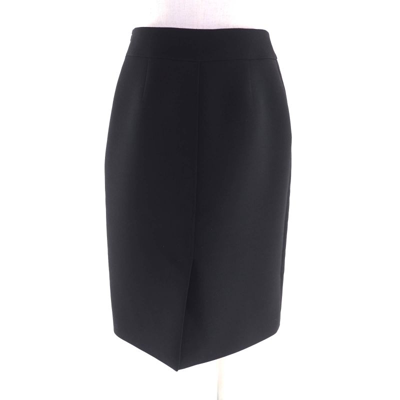 Hermes 23AW 3h0316dx 100% Wool Knee-length Tight Skirt With Serie Hardware