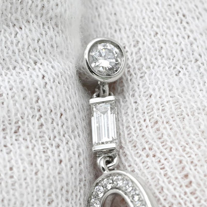 Hermes Earrings Chaos Fancy 18k White Gold Diamond White Gold Au750 18k Gold