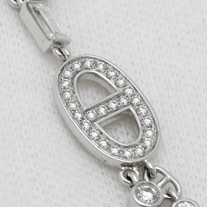 Hermes Earrings Chaos Fancy 18k White Gold Diamond White Gold Au750 18k Gold