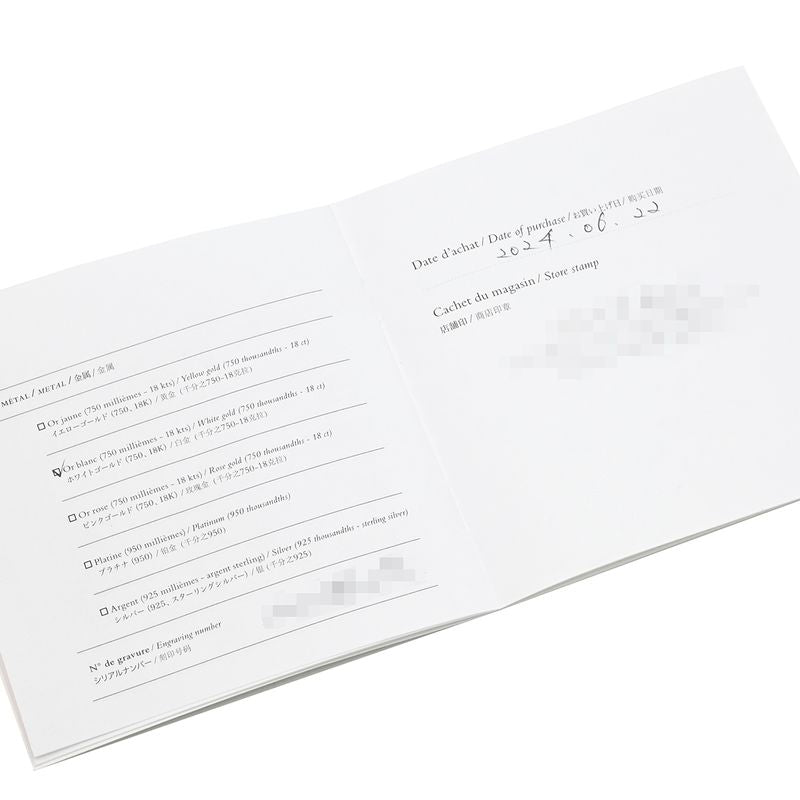 Hermes Earrings Chaos Fancy 18k White Gold Diamond White Gold Au750 18k Gold