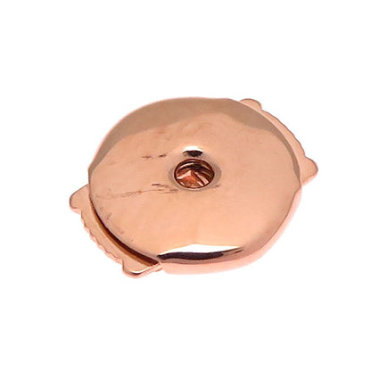 Bvlgari Rose Gold Pave Diamond Earrings