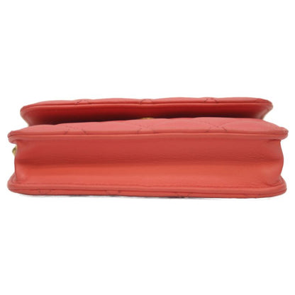 Chanel No 30 Ap1628 Pink Lamb Ghardware Coco Ball Chain Pochette Clutch Mini Bag