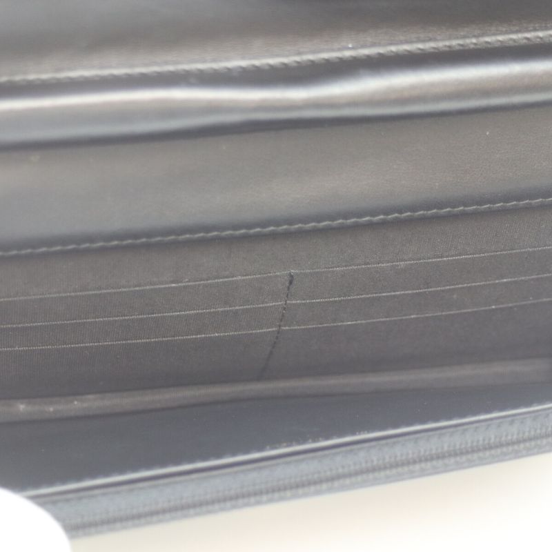 Chanel No 28 Ap1117 Black Caviar Ghardware Boy Chanel Chain Wallet