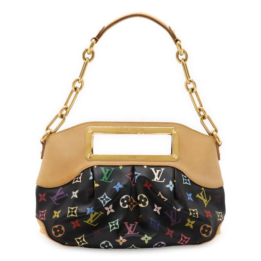Louis Vuitton Monogram Multicolor Judy PM Handbag 2WAY Shoulder Bag Noir Black