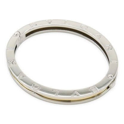 Bvlgari Bulgari Bzero1 B-zero1 Bangle Bracelet SS Stainless Steel 18K Yellow