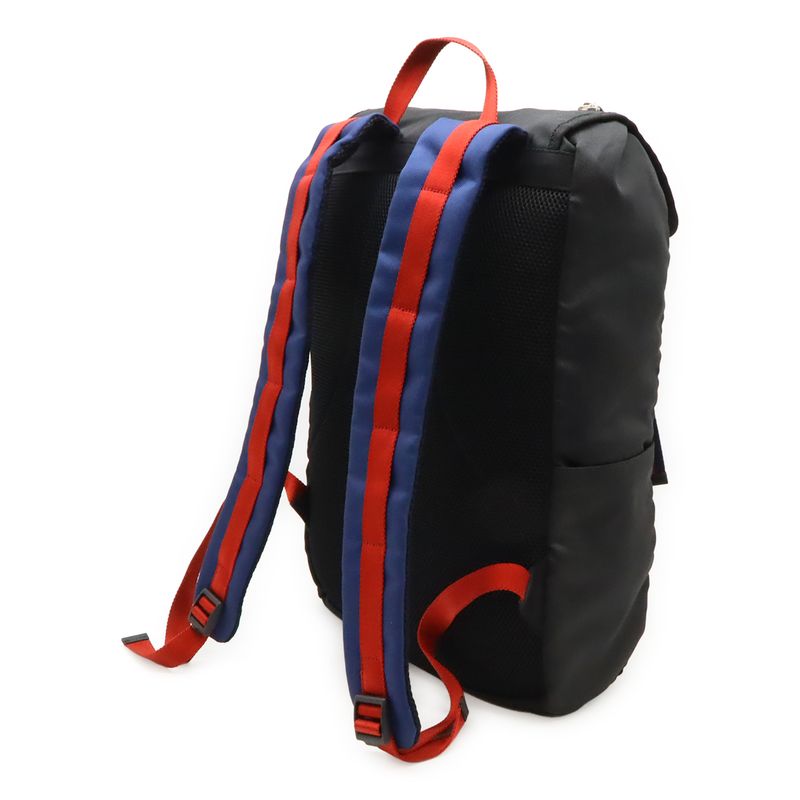 Gucci Techno Canvas Backpack Sac Cat Head Leather Mesh Black Navy Red Green