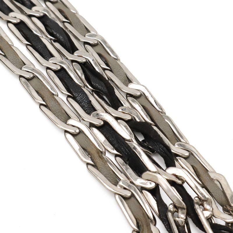 Chanel New Mademoiselle Tote Bag Shoulder Bag Chain Shoulder Leather Black