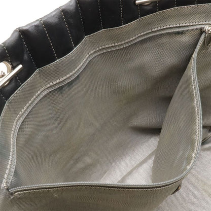 Chanel New Mademoiselle Tote Bag Shoulder Bag Chain Shoulder Leather Black