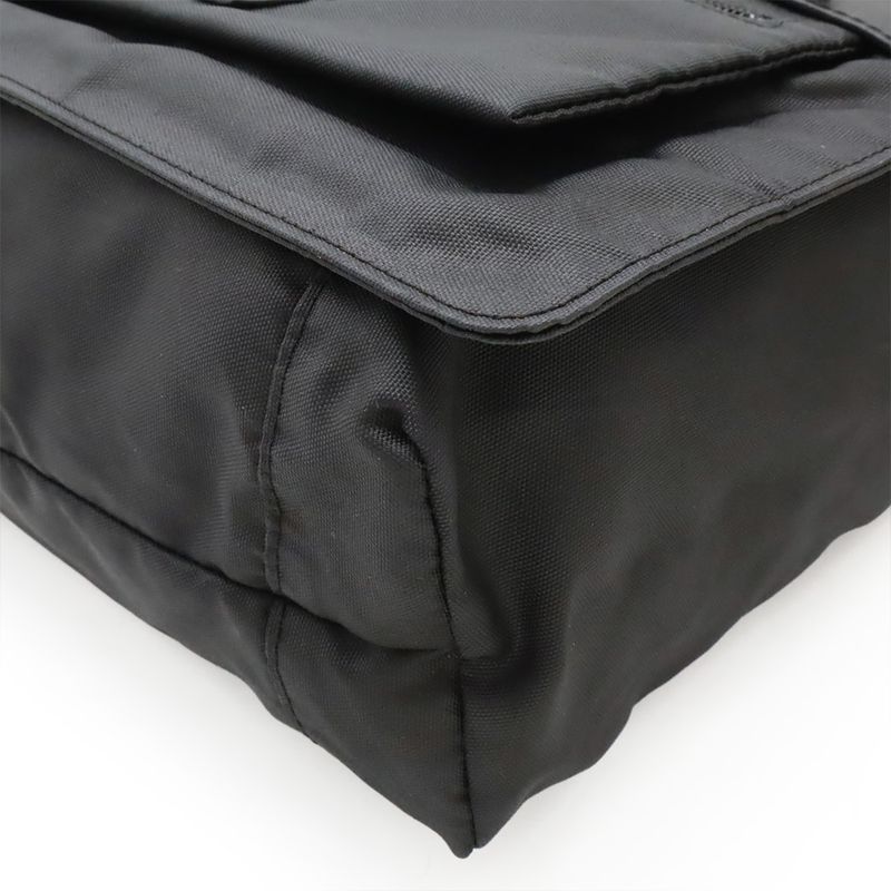 Chanel Sport Line Coco Mark Messenger Bag Shoulder Bag Crossbody Nylon Black