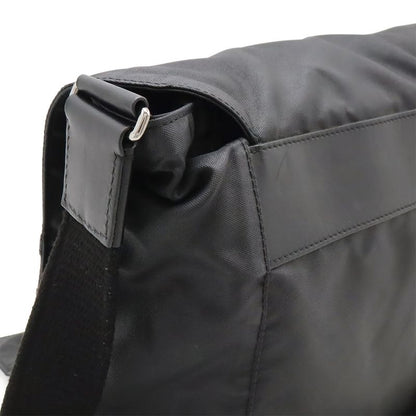 Chanel Sport Line Coco Mark Messenger Bag Shoulder Bag Crossbody Nylon Black