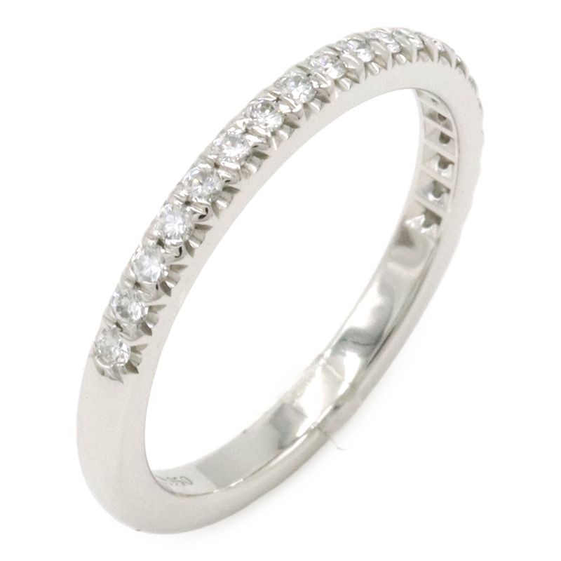 Tiffany & Co Tiffany & Co Soleste Half Eternity Ring Pt950 Platinum Diamond