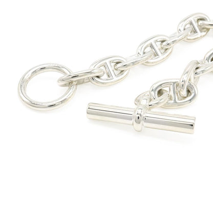 Hermes Chaine D'ancre Bracelet MM 12 Frames Ag925 Sv925 Silver