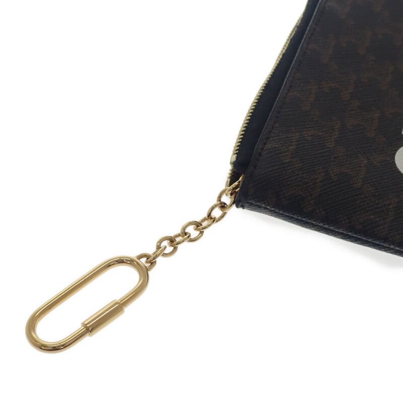 Celine Coin Purse 10c662ca2.38no Coin Case Polyurethane Brown Ladies [AB Rank