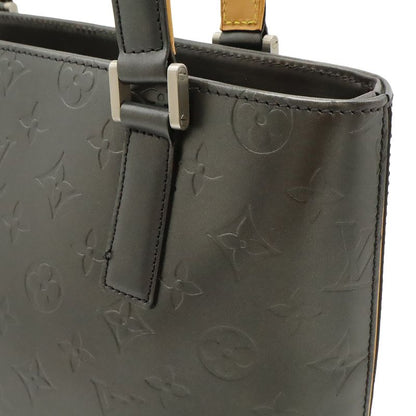 Louis Vuitton Monogram Matt Stockton Tote Bag Shoulder Bag Leather Noir Black