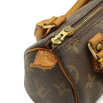 Louis Vuitton Monogram Mini Speedy Handbag Mini Bag Pouch Small Bag M41534