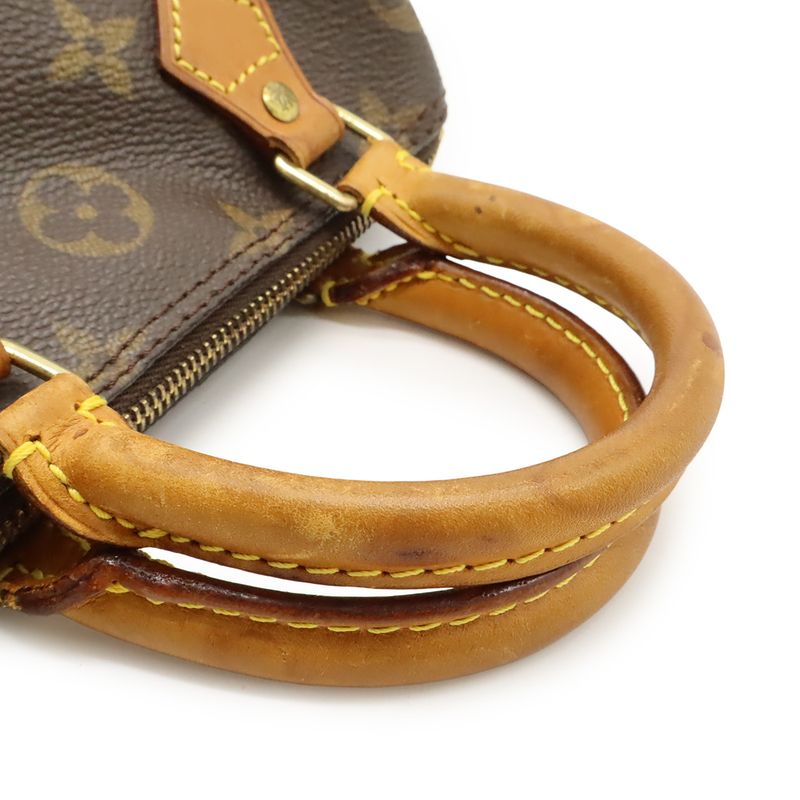 Louis Vuitton Monogram Mini Speedy Handbag Mini Bag Pouch Small Bag M41534