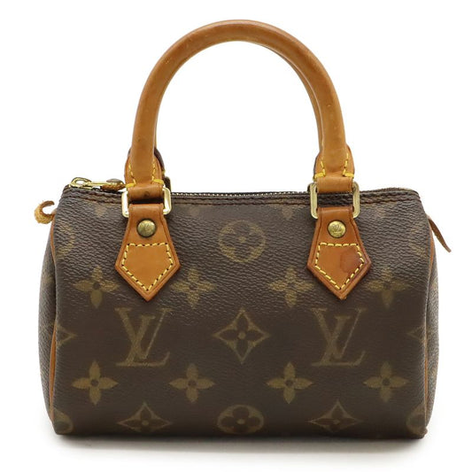 Louis Vuitton Monogram Mini Speedy Handbag Mini Bag Pouch Small Bag M41534