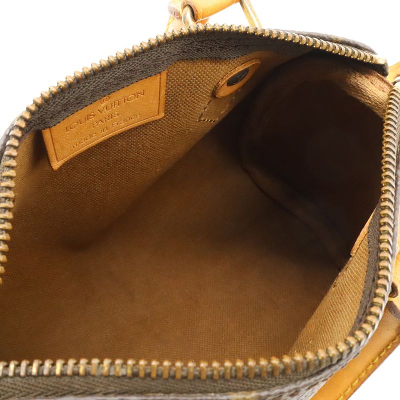 Louis Vuitton Monogram Mini Speedy Handbag Mini Bag Pouch Small Bag M41534