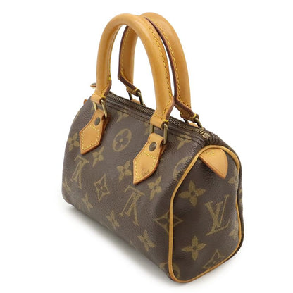 Louis Vuitton Monogram Mini Speedy Handbag Mini Bag Pouch Small Bag M41534