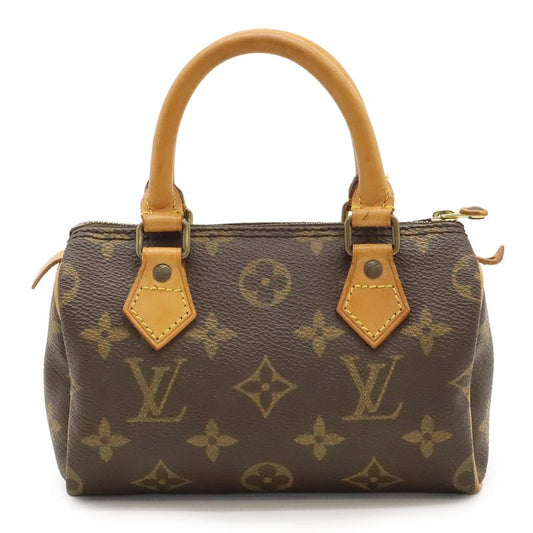 Louis Vuitton Monogram Mini Speedy Handbag Mini Bag Pouch Small Bag M41534