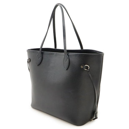 Louis Vuitton Epi Neverfull MM Tote Bag Shoulder Bag Leather Noir Black With