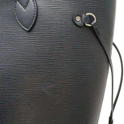 Louis Vuitton Epi Neverfull MM Tote Bag Shoulder Bag Leather Noir Black With