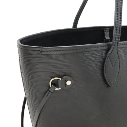 Louis Vuitton Epi Neverfull MM Tote Bag Shoulder Bag Leather Noir Black With