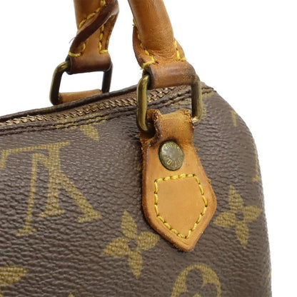 Louis Vuitton Monogram Mini Speedy Handbag Mini Bag Pouch Small Bag M41534