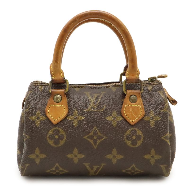 Louis Vuitton Monogram Mini Speedy Handbag Mini Bag Pouch Small Bag M41534