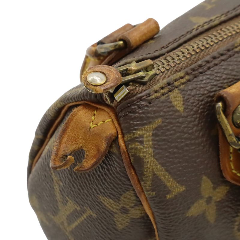 Louis Vuitton Monogram Mini Speedy Handbag Mini Bag Pouch Small Bag M41534