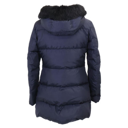 Prada  Official 29e117 R212 Triangle Plate Sheepskin Fur Hooded Down