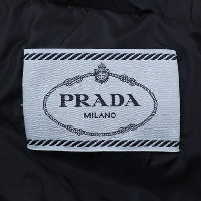 Prada  Official 29e117 R212 Triangle Plate Sheepskin Fur Hooded Down