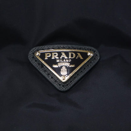 Prada  Official 29e117 R212 Triangle Plate Sheepskin Fur Hooded Down