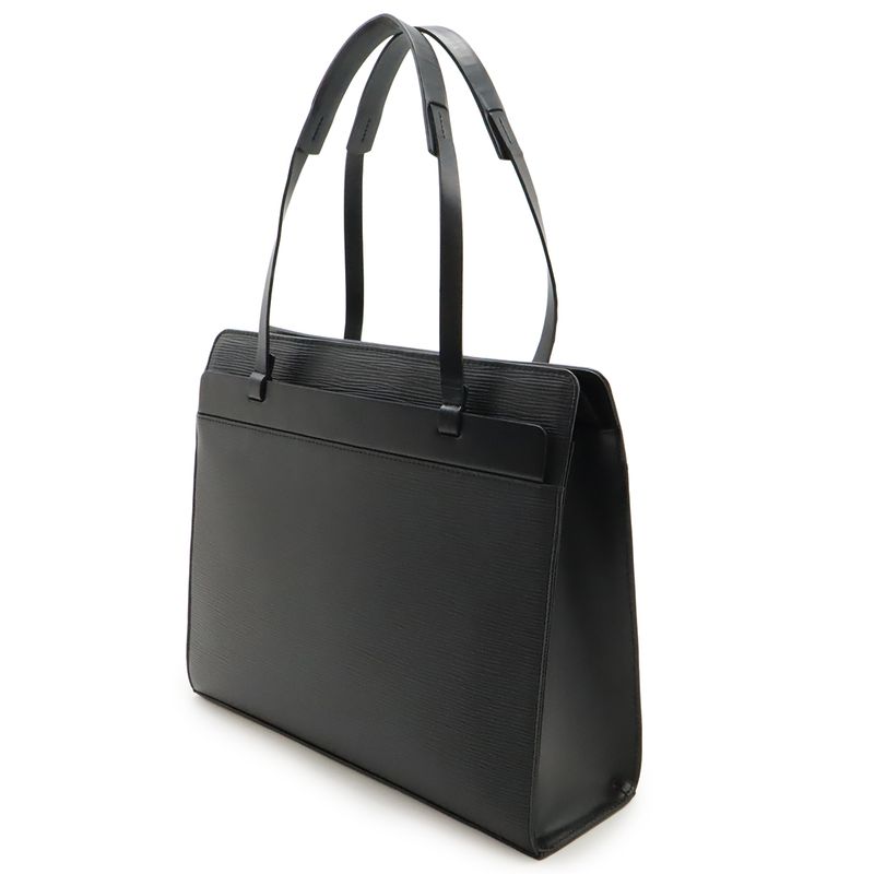 Louis Vuitton Epi Croisette PM Tote Bag Shoulder Bag Semi Shoulder Leather Noir