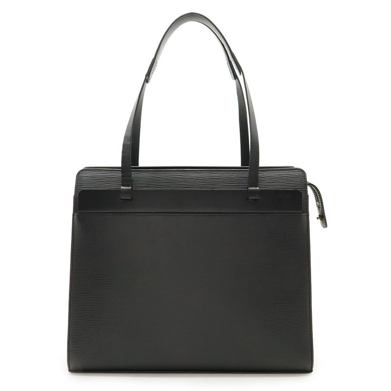 Louis Vuitton Epi Croisette PM Tote Bag Shoulder Bag Semi Shoulder Leather Noir