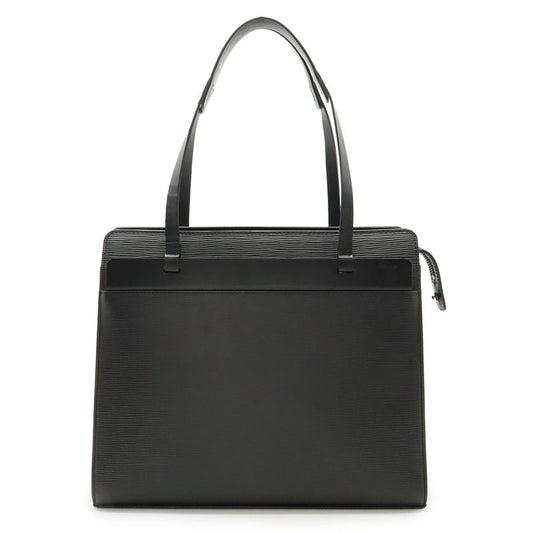 Louis Vuitton Epi Croisette PM Tote Bag Shoulder Bag Semi Shoulder Leather Noir