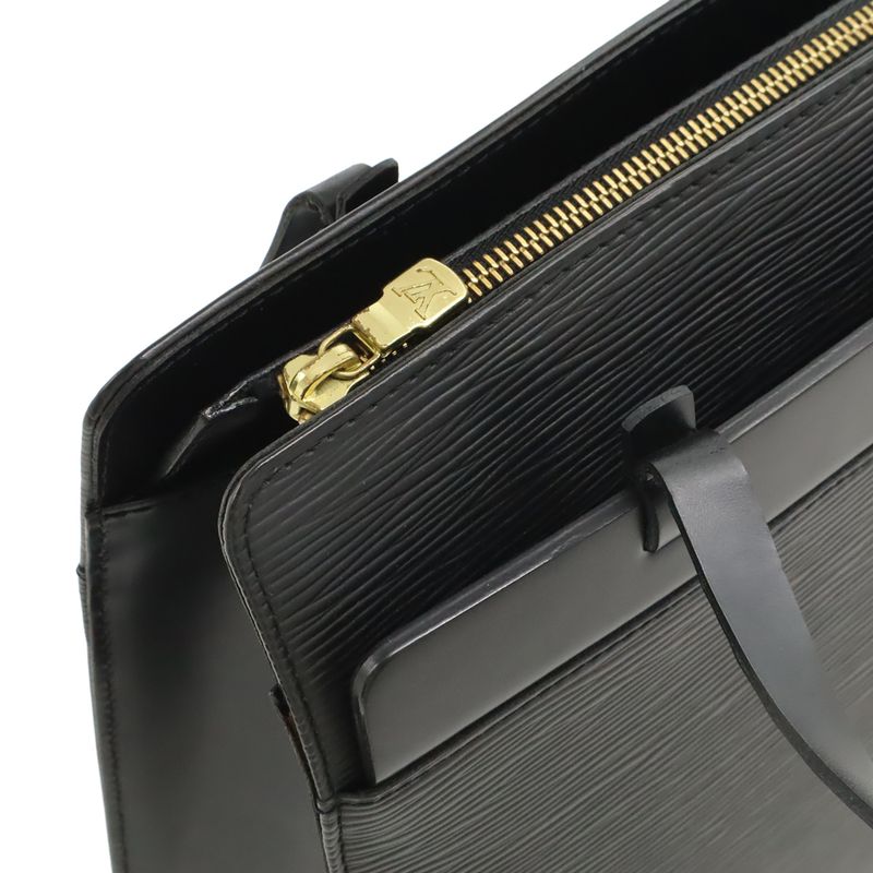 Louis Vuitton Epi Croisette PM Tote Bag Shoulder Bag Semi Shoulder Leather Noir