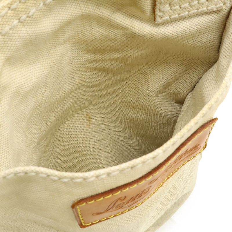 Louis Vuitton Cruise Line Globe Shopper MM Tote Bag Shoulder Bag Blue Natural