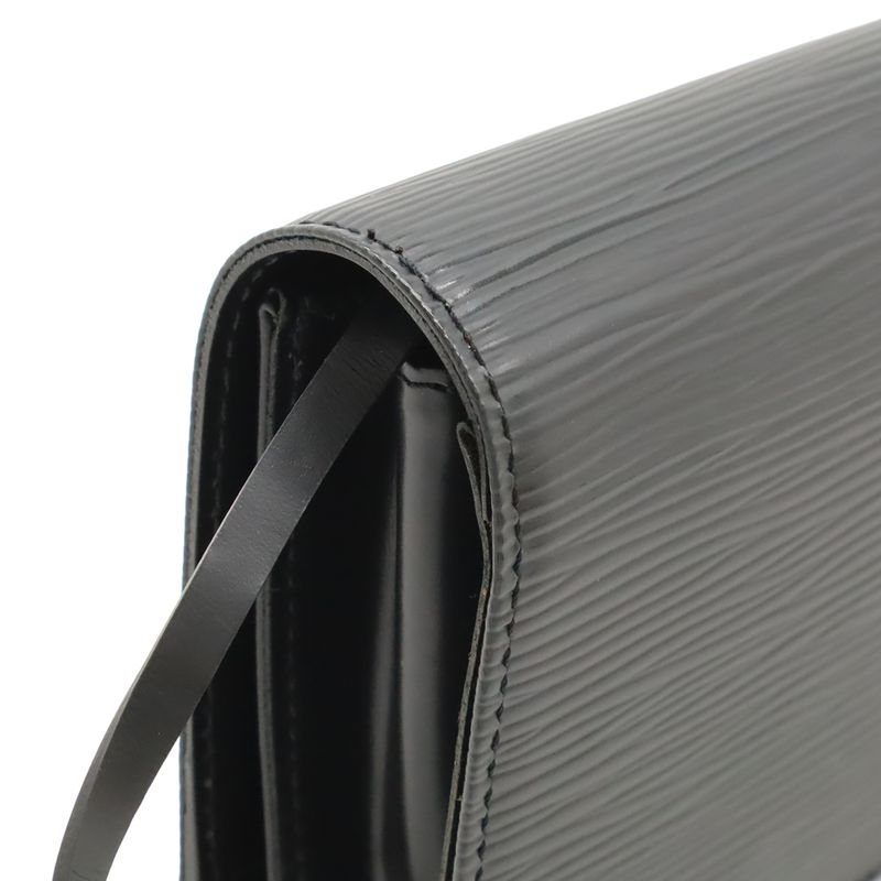 Louis Vuitton Epi On Fleur One Shoulder Semi Shoulder Bag Noir Black M52732