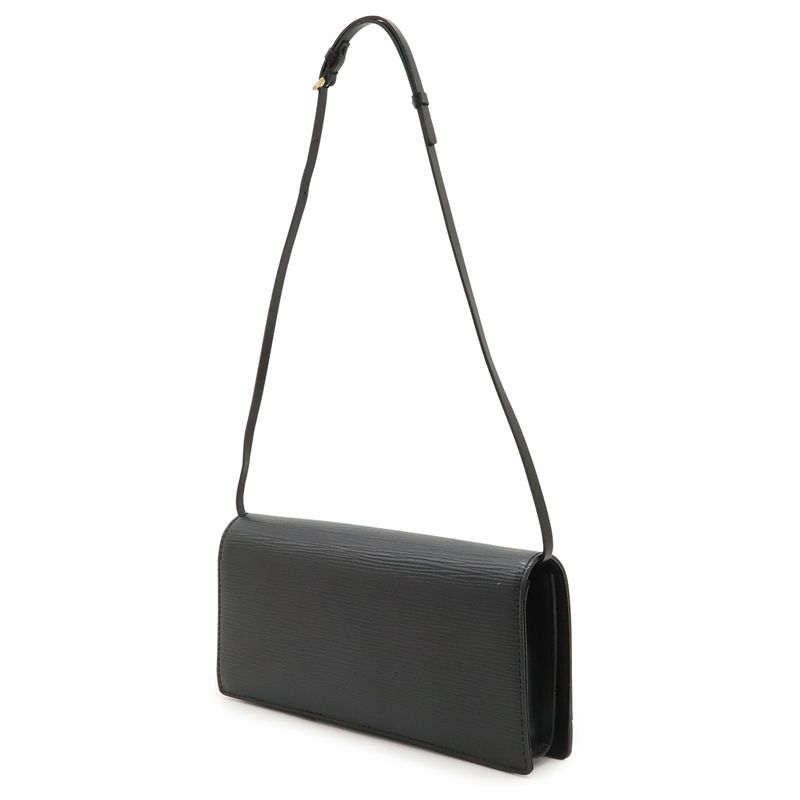 Louis Vuitton Epi On Fleur One Shoulder Semi Shoulder Bag Noir Black M52732