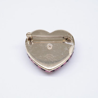 Chanel Unused B22K Tweed Coco Mark Heart