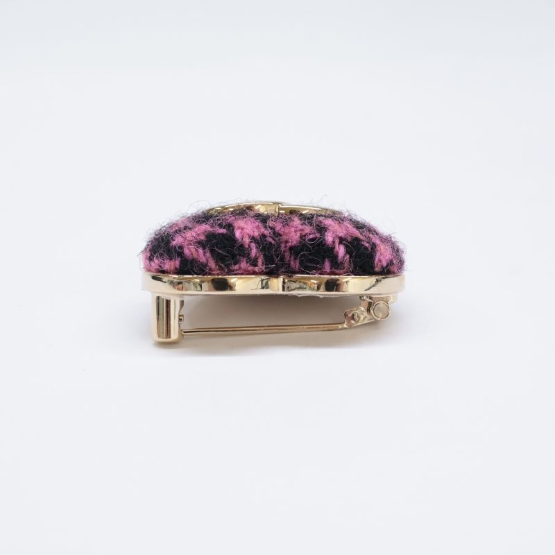 Chanel Unused B22K Tweed Coco Mark Heart