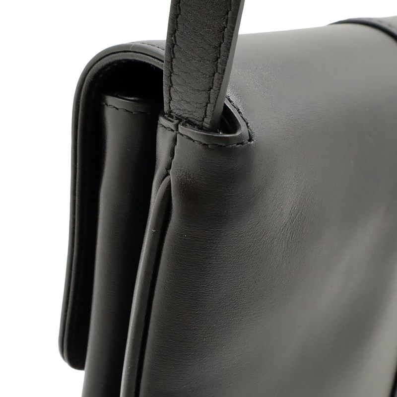 Gucci GG Marmont Ally Small Shoulder Bag Pochette Leather Black Gold Hardware