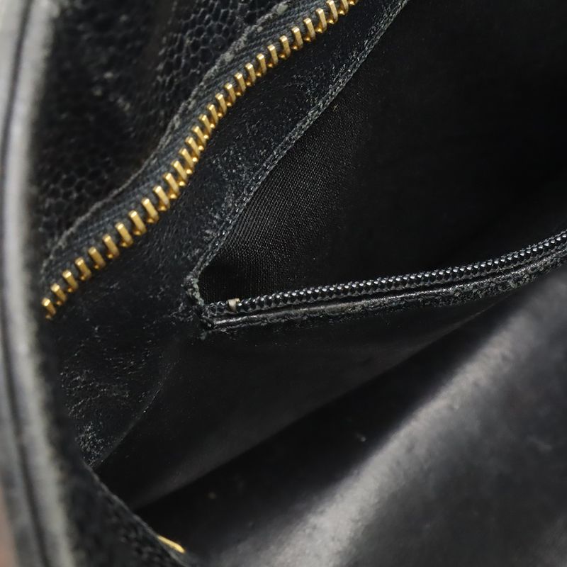 Chanel Matelasse Coco Mark Revival Tote Bag Shoulder Bag Caviar Skin Leather