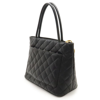 Chanel Matelasse Coco Mark Revival Tote Bag Shoulder Bag Caviar Skin Leather