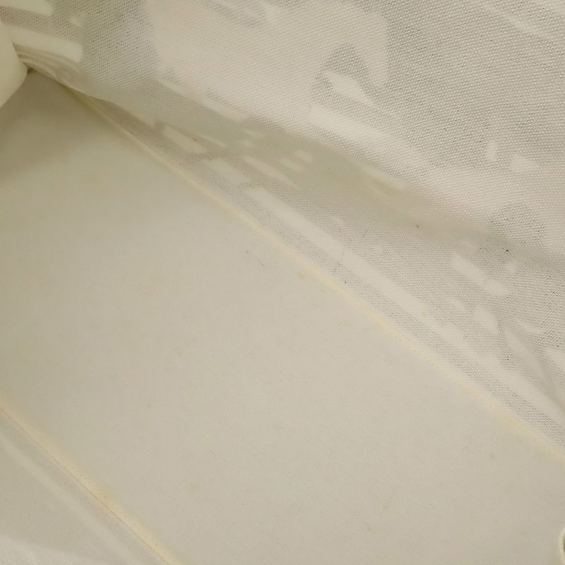 Hermes Cheveaune Camouflage Tote Bag Shoulder Bag Beach Bag Canvas Ecru White