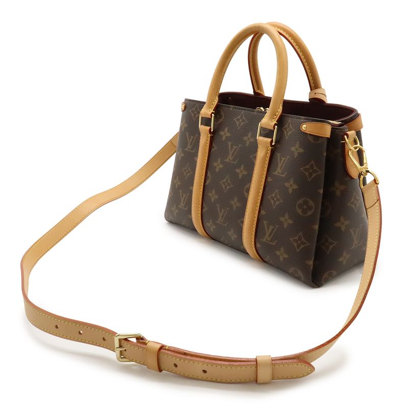 Louis Vuitton Monogram Soufflot BB Handbag 2WAY Shoulder Bag Crossbody Brown