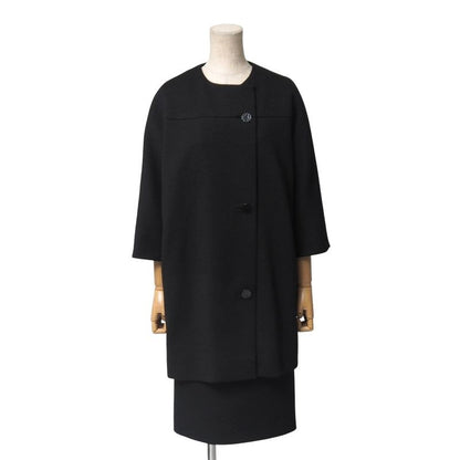 Balenciaga Skirt Suit Size 36 Collarless Long Jacket Cubic Sleeves Knee