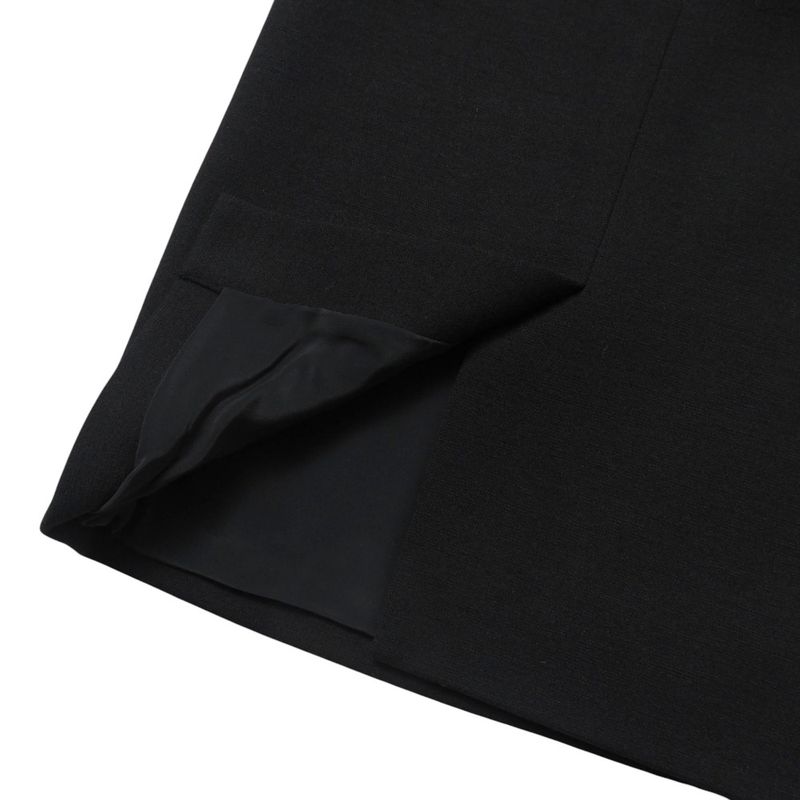 Balenciaga Skirt Suit Size 36 Collarless Long Jacket Cubic Sleeves Knee